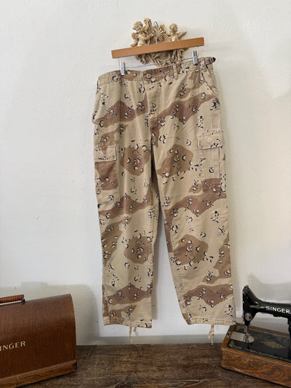 Vintage Desert Chocolate Cargo Pants Us Army “W36”