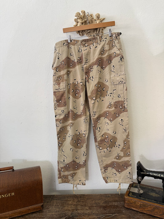 Vintage Desert Chocolate Cargo Pants Us Army “W36”
