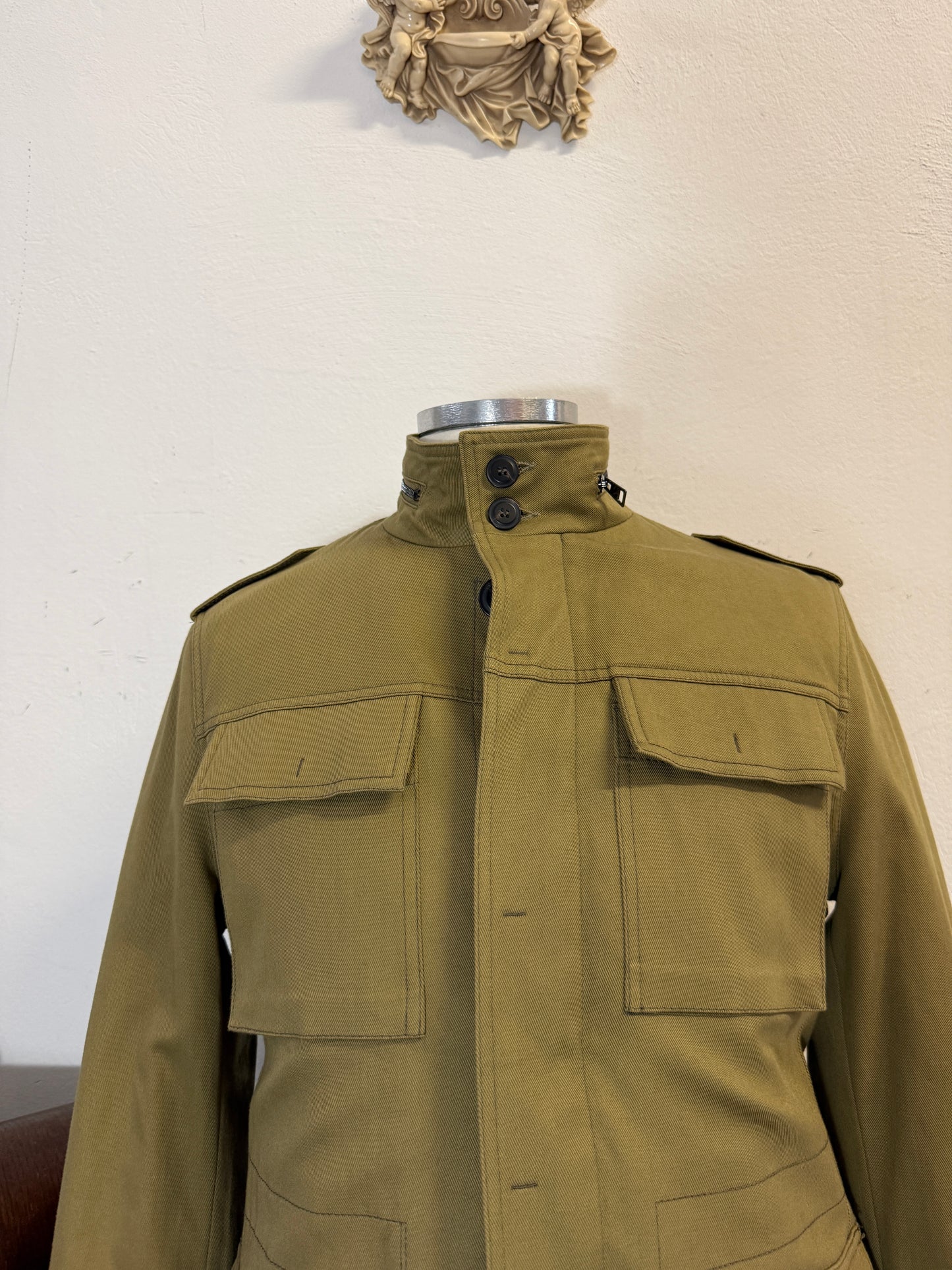 Kaki Field Jacket (New) “M”