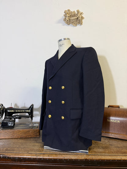 Vintage 90’s Italian Navy Double Breasted Jacket “L/XL”