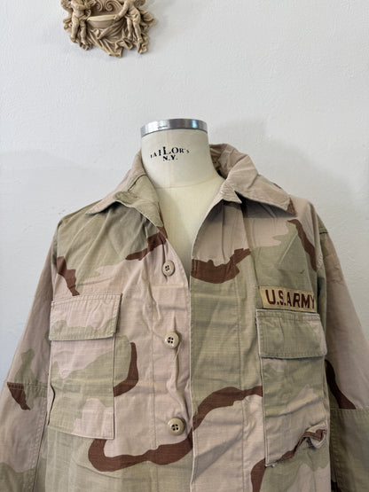Vintage BDU Camo Jacket Ripstop US Army – XL