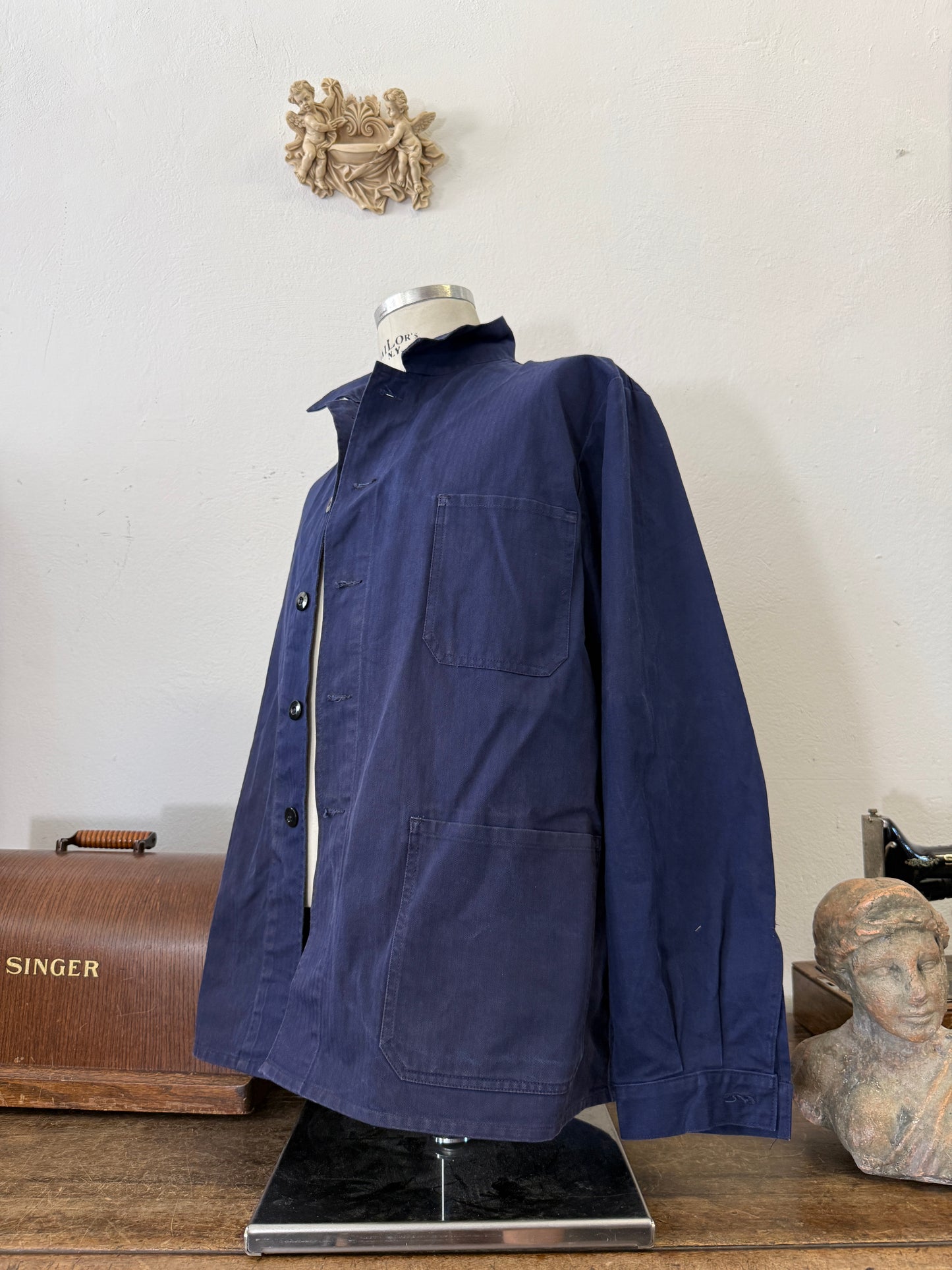 Vintage 90’s German Army Work Jacket HBT “L”