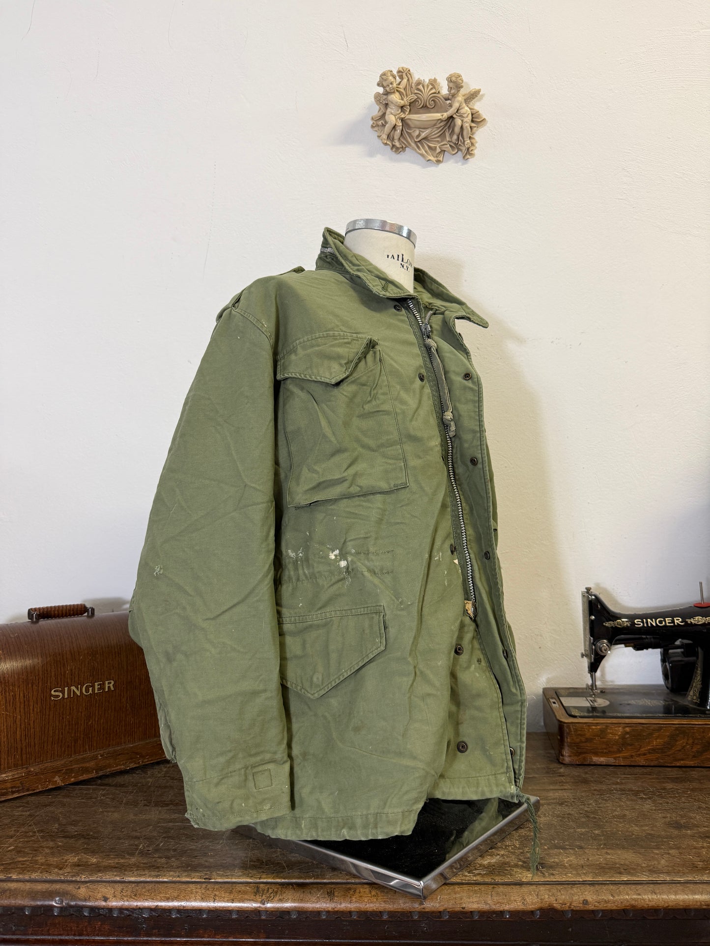 Vintage Field Jacket M65 Us Army “L”
