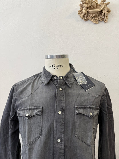 Western “Jeckerson” Denim Shirt - S, M, L, XL, XXL