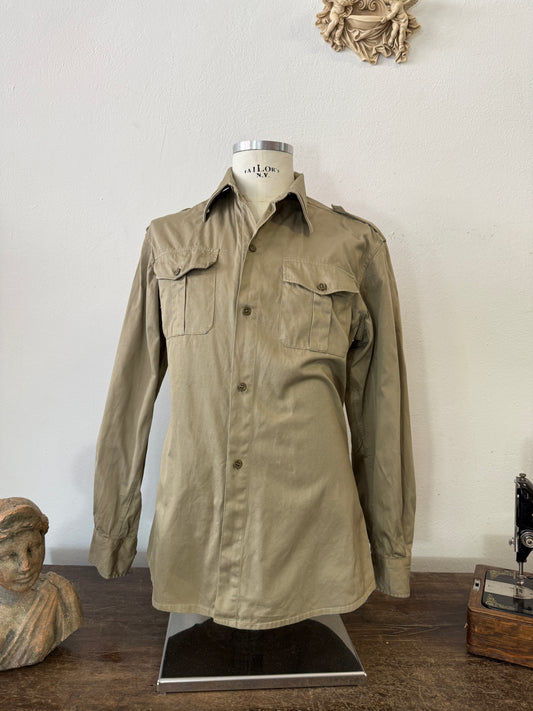 Vintage Italian Army Shirt “M/L”