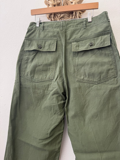 Vintage Og 107 Us Army Fatigue Pants “W32”