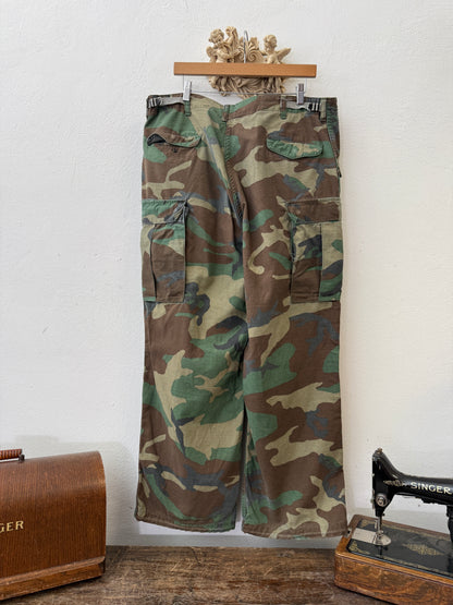 Vintage Woodland Cargo Pants M65 Us Army “W38”