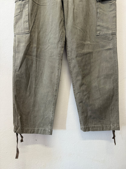 Vintage 80’s German Army Moleskin Cargo Pants “W36”
