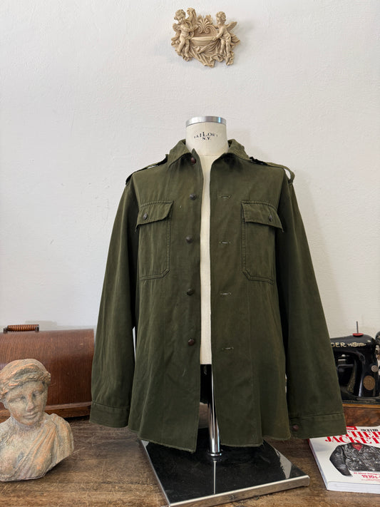 Vintage 80’s Faded Hungarian Army Shirt “L/XL”