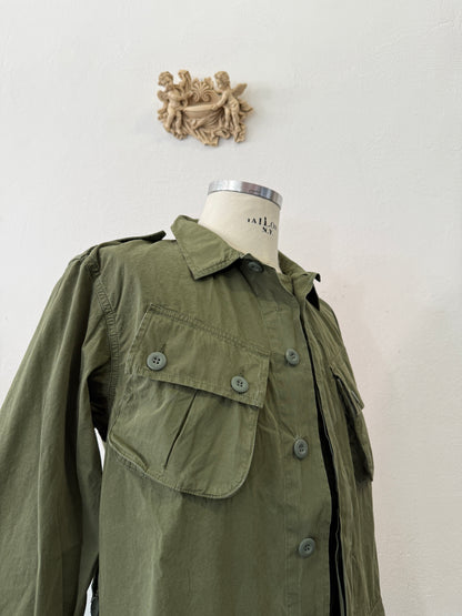 Jungle Jacket Popeline First Pattern Military Green - Chesapeake’s