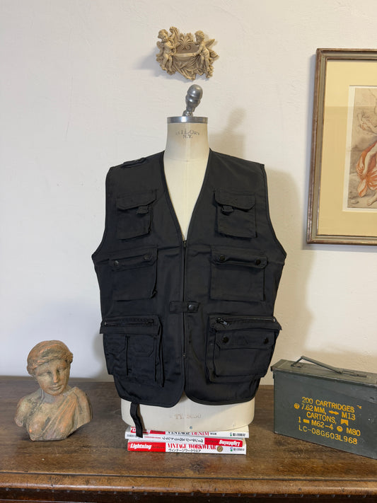 Black Tactical Utility Vest