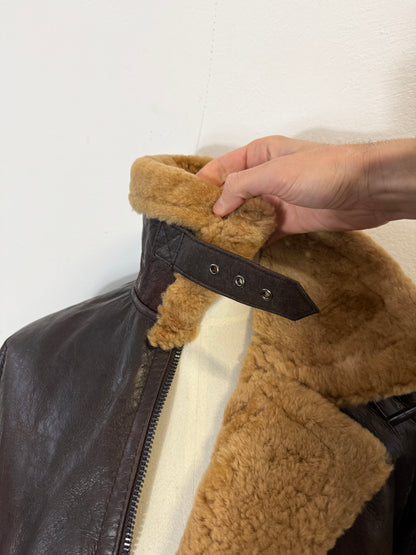 US B46 SHEEPSKIN LEATHER JACKET “L”