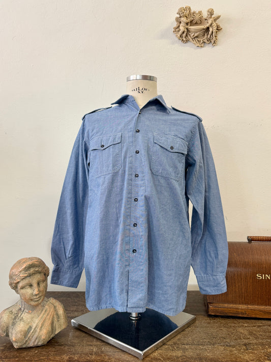 Vintage 90’s Italian Navy Shirt “M”