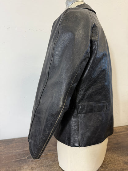 Vintage Rare 1950s Leather Tank Crew
Jacket “S”