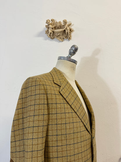 Vintage Checkered Canali Wool/Cachemire Jacket “M”