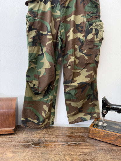 Vintage Woodland Cargo Pants M65 Us Army “W40”