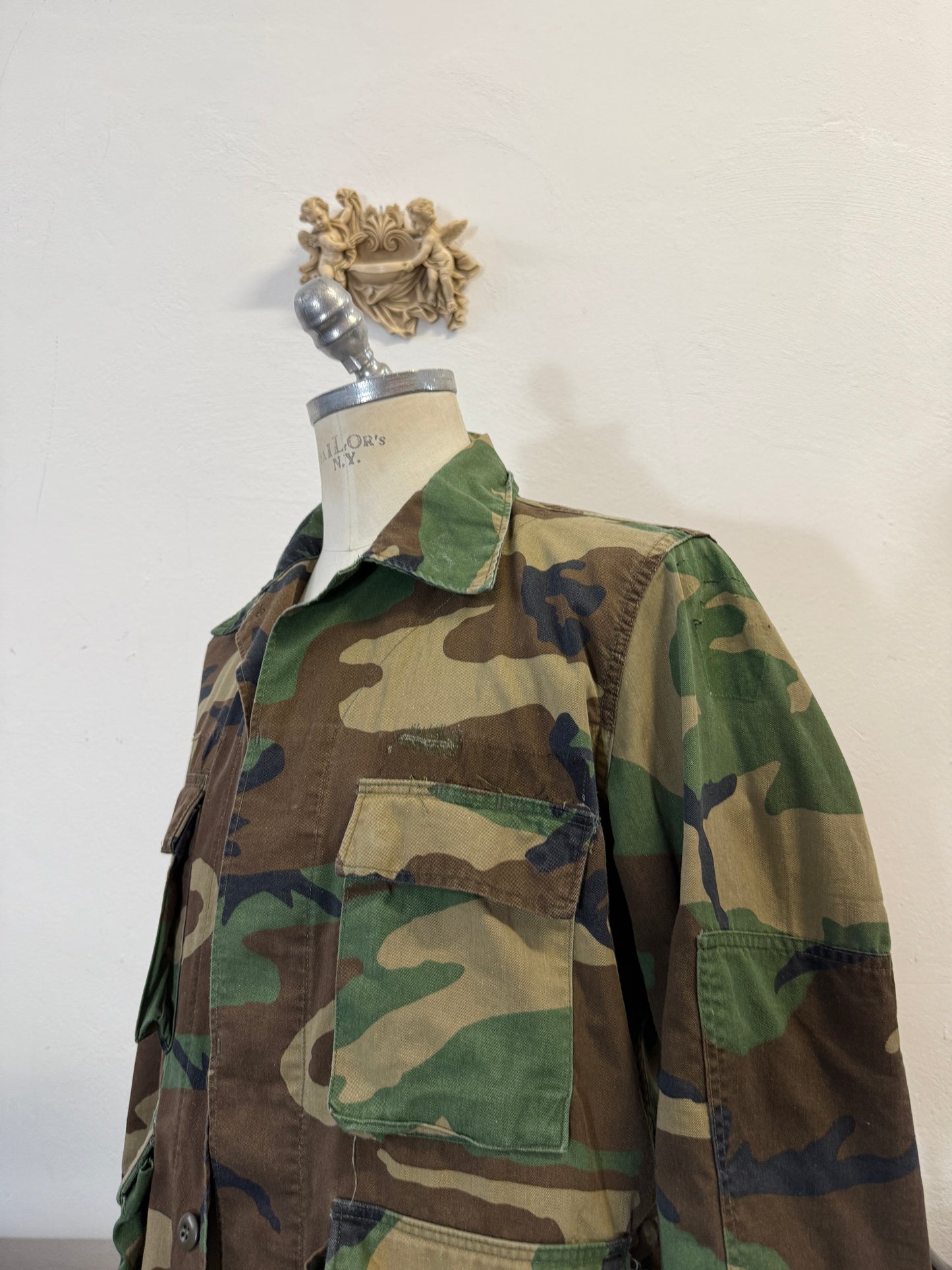 Vintage Woodland Jacket Us Army “M”