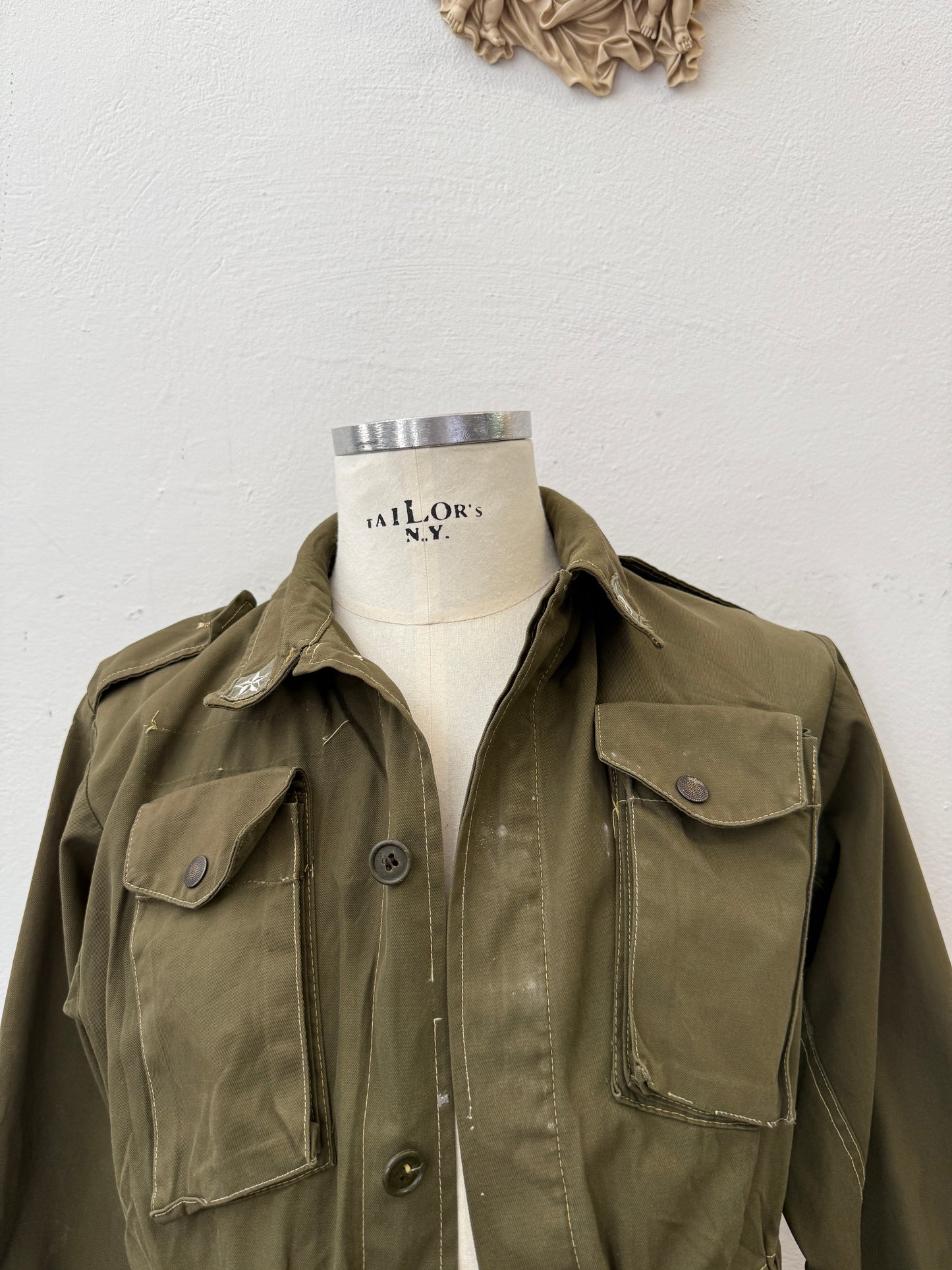 Vintage 80’s Italian Army Jacket “S”