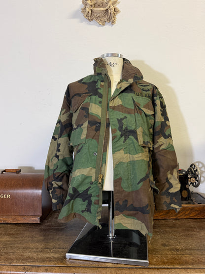 Vintage Woodland Field Jacket M65 Us Army “S”