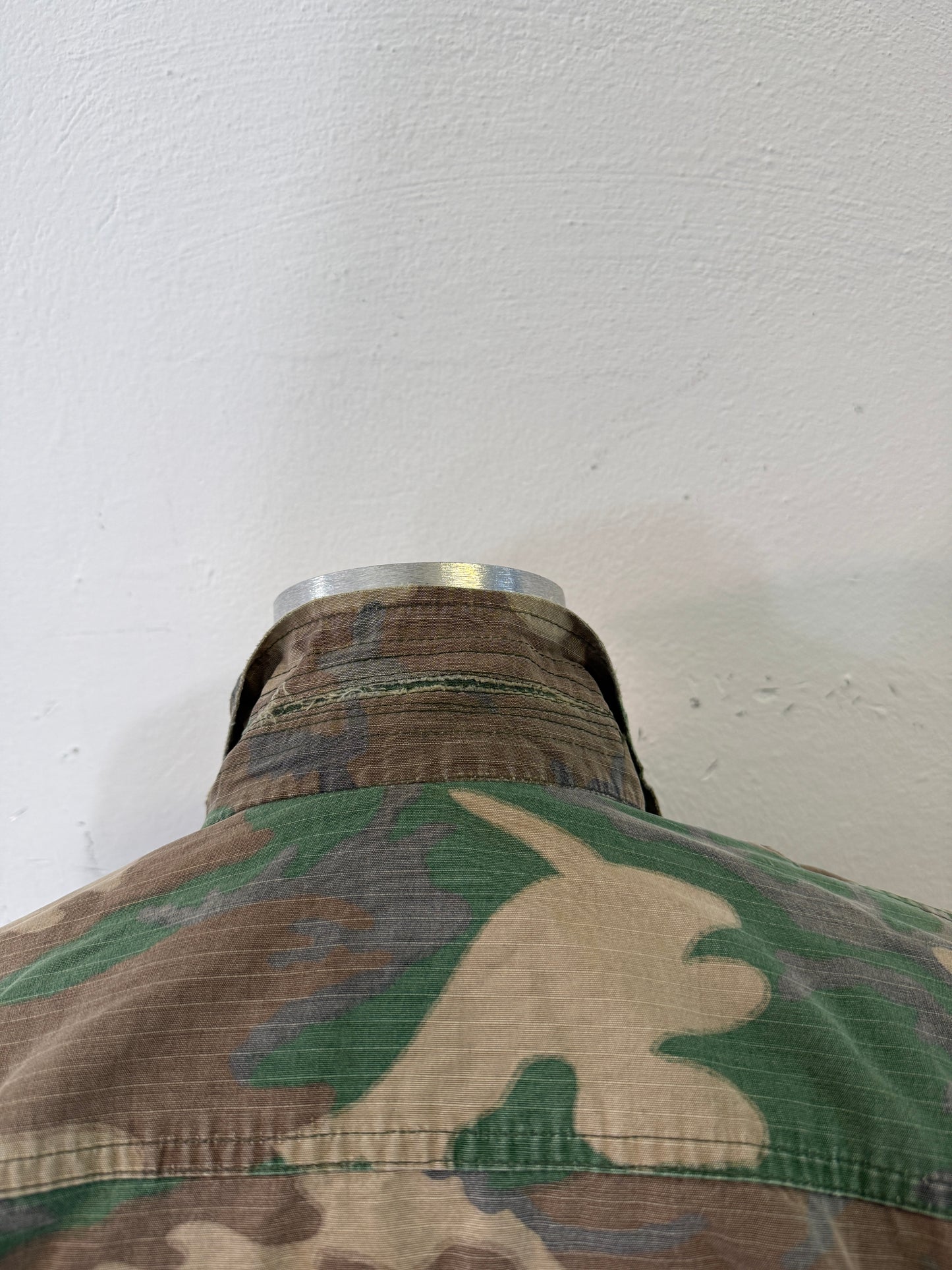 Vintage 1970-80s ERDL Camouflage Pattern Hot Weather Jacket Ripstop “S”