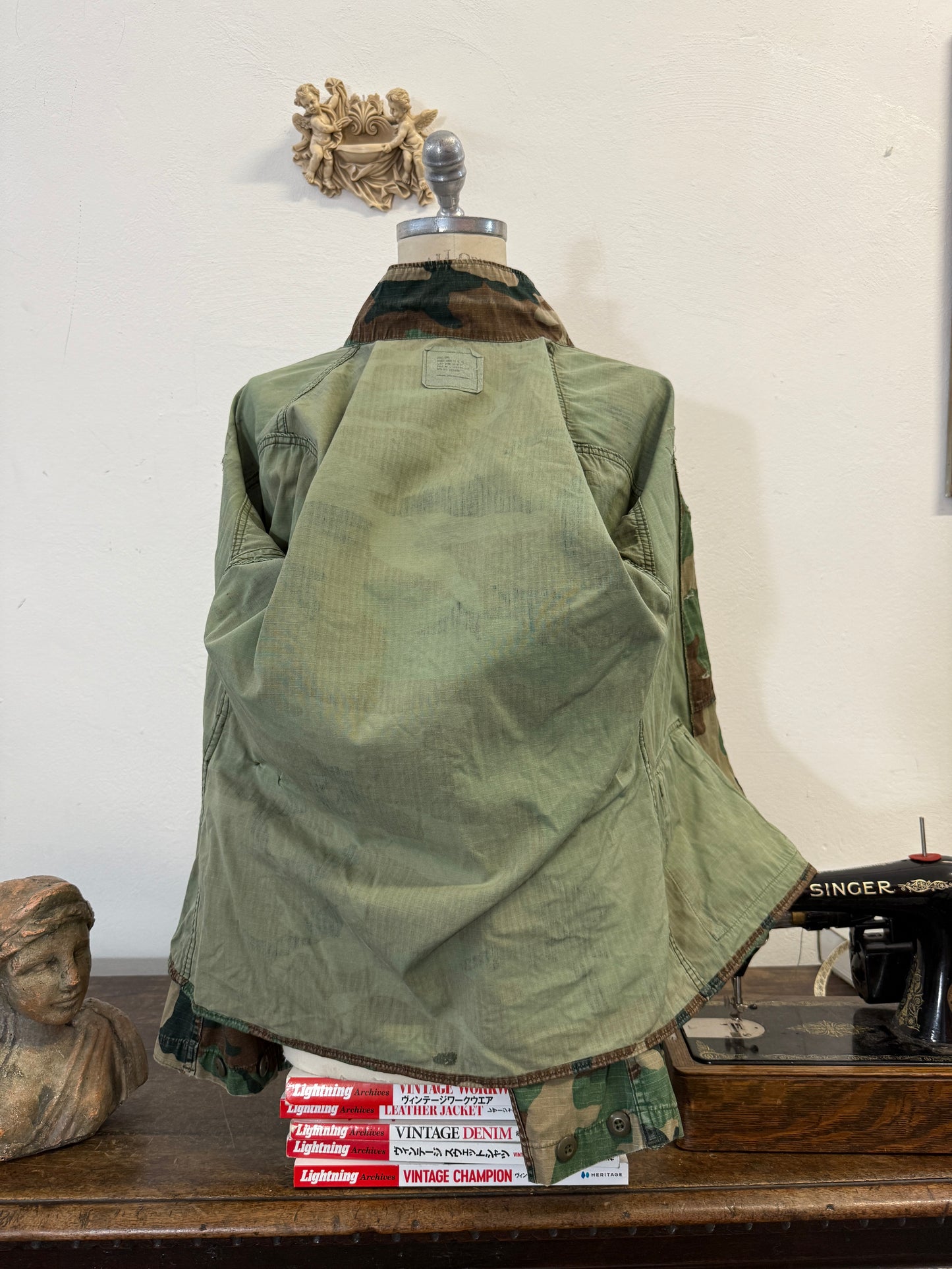 Vintage Woodland Jacket Rip Stop Us Army “M”