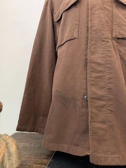 Vintage Moleskin German Army Jacket “XL”