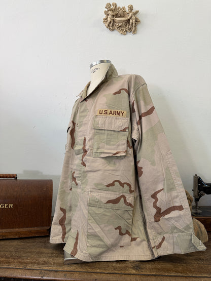 Vintage BDU Camo Jacket Ripstop US Army – XL
