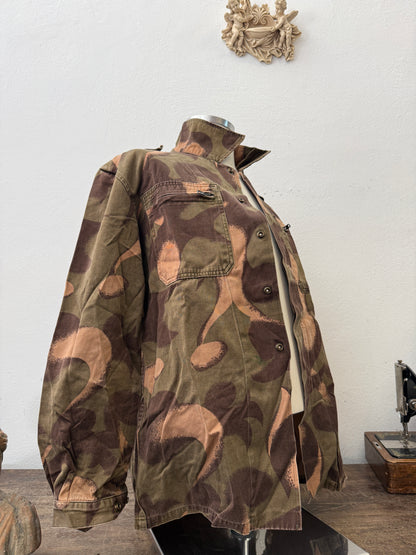 Vintage Distressed Hungarian Army Camo Jacket “M”