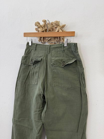 Vintage Og 107 Us Army Fatigue Pants “W28”