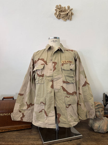 Vintage BDU Camo Jacket Ripstop US Army – L