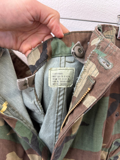 Vintage Woodland Cargo Pants M65 Us Army “W40”