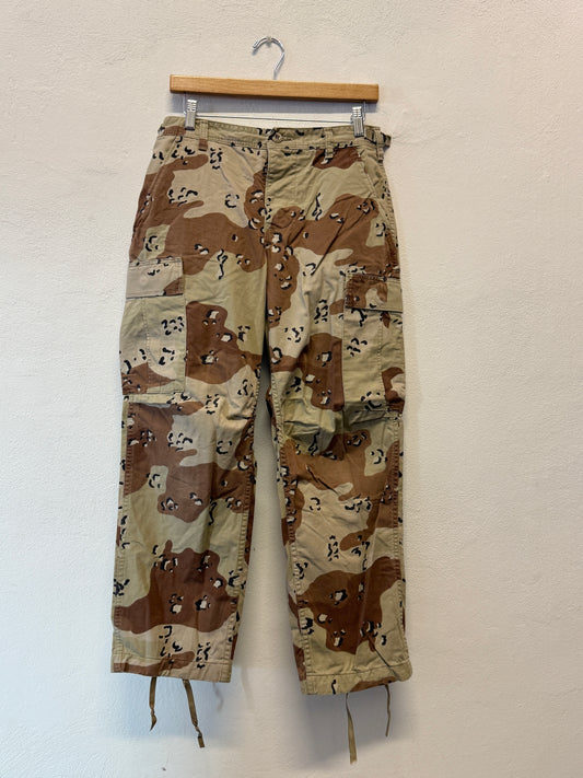 Vintage Desert Chocolate Cargo Pants Us Army “W30”