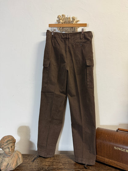 Vintage 80’s German Army Moleskin Cargo Pants “W34”