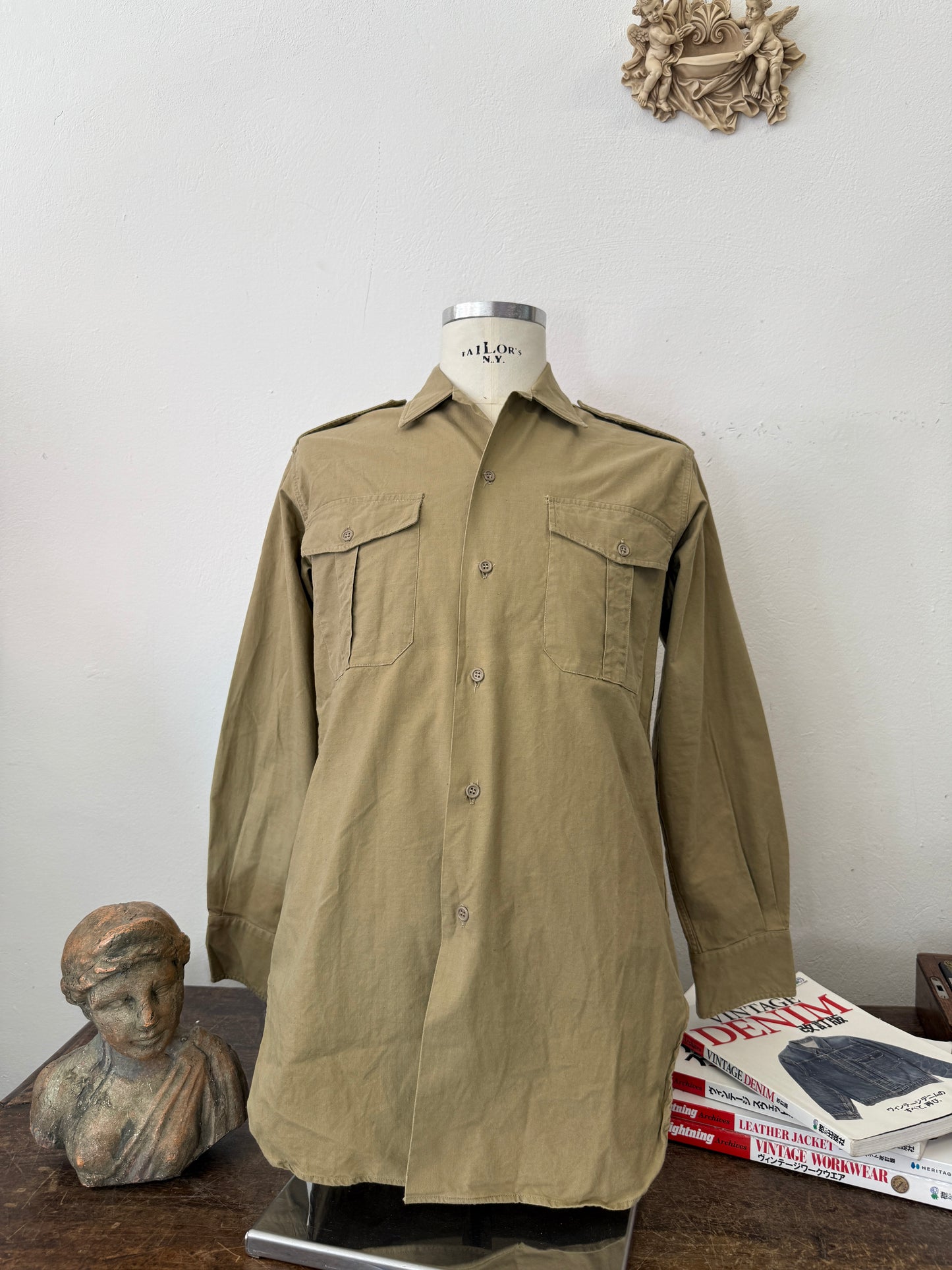 Vintage 60’s French Army Shirt “M”