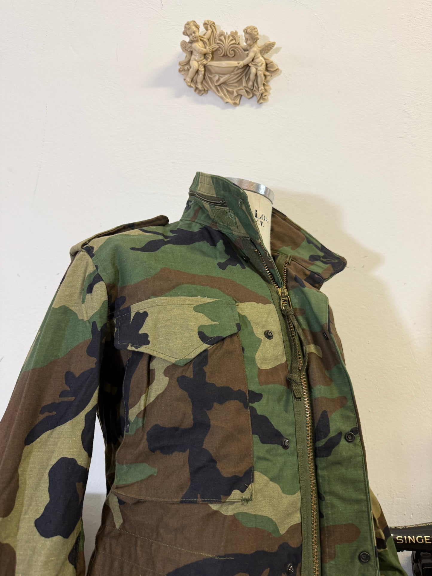Vintage Woodland Field Jacket M65 Us Army “XS/S”
