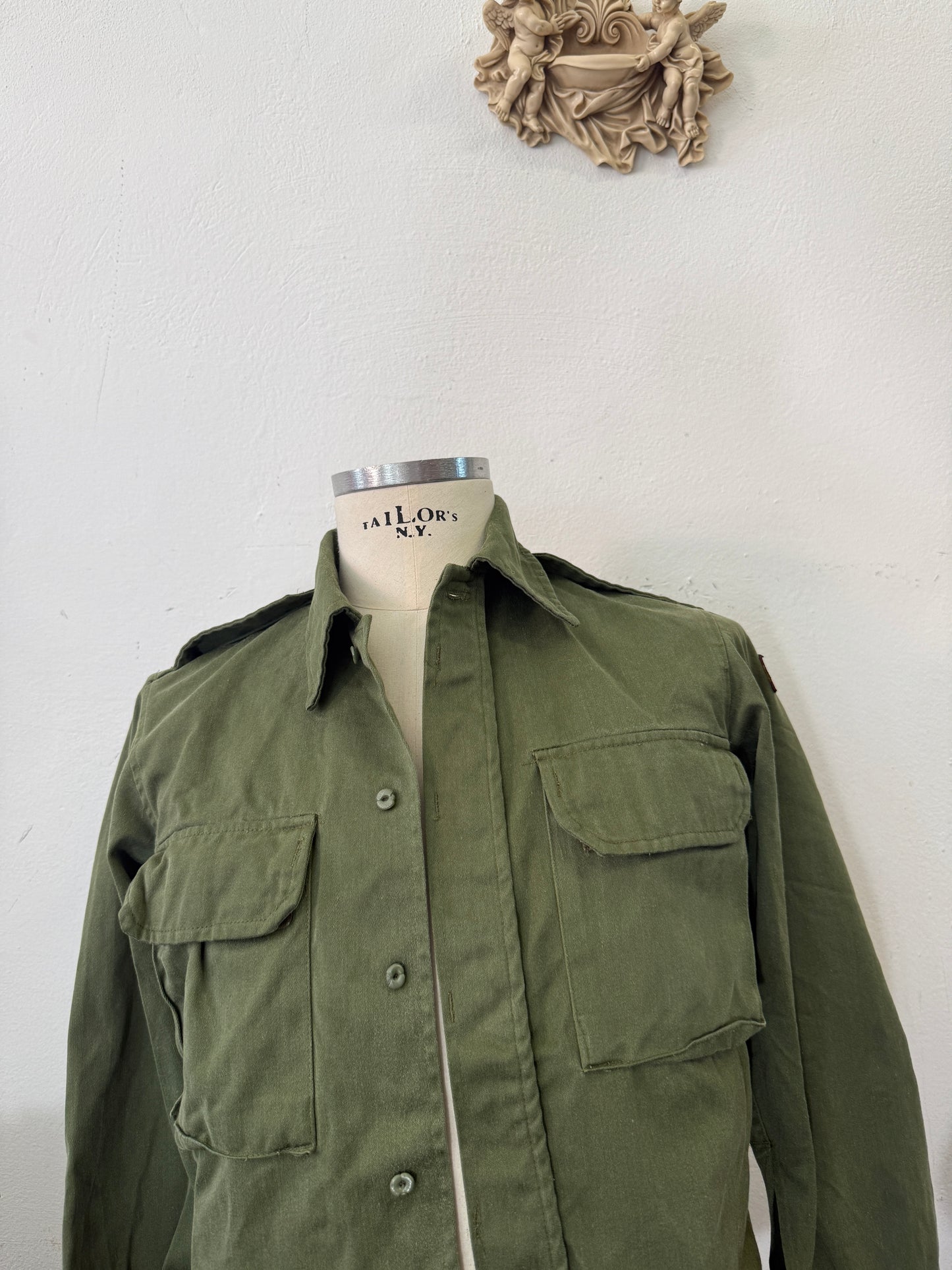 Vintage Spanish Army Shirt “XS”