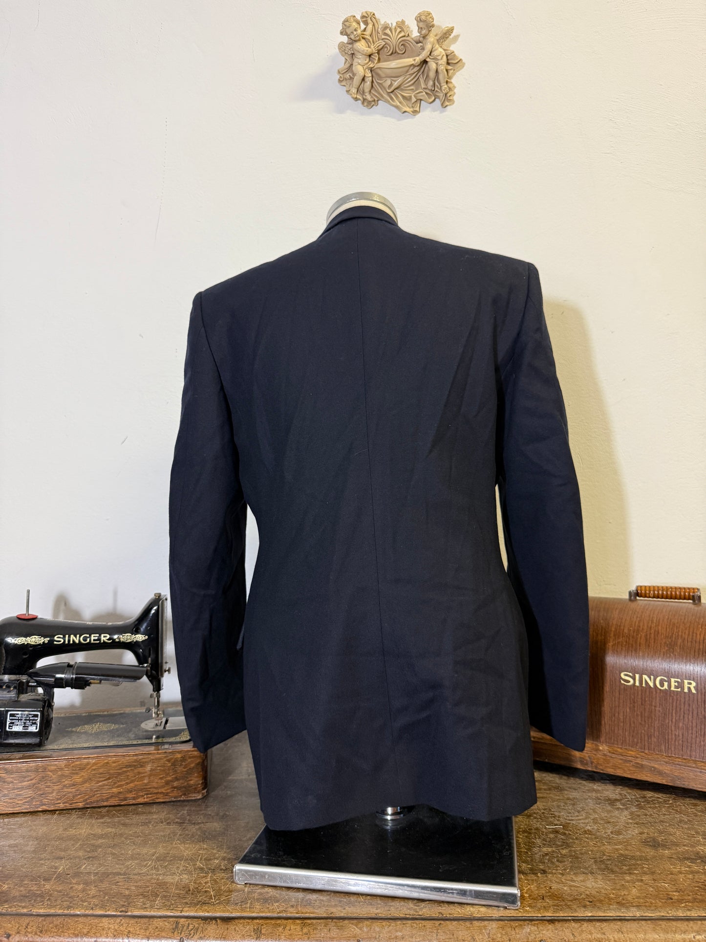 Vintage 90’s Italian Navy Double Breasted Jacket “L/XL”