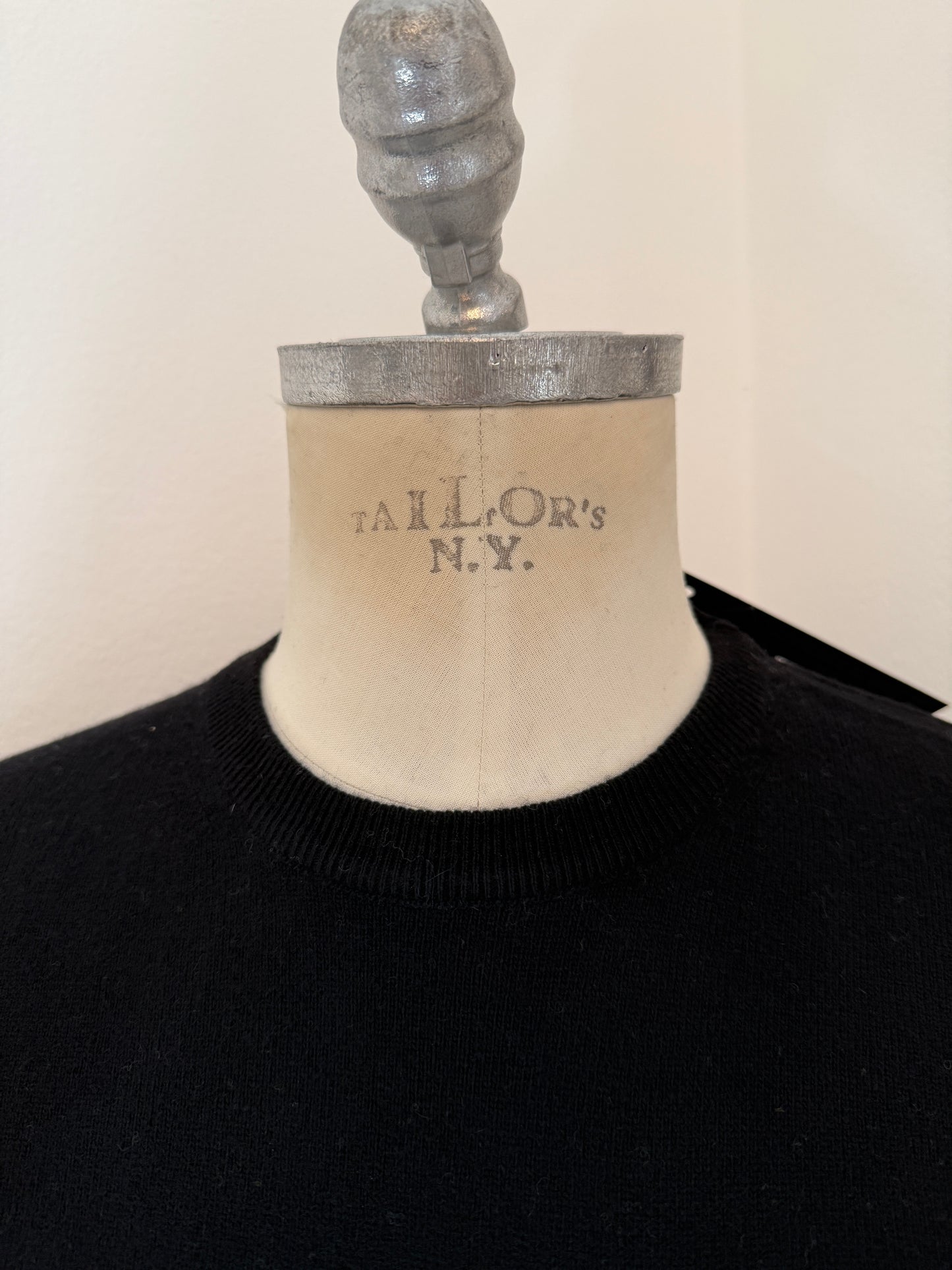 Essential Black Sweater - Made in Italy