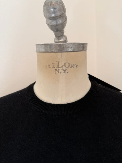 Essential Black Sweater - Made in Italy