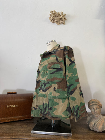 Vintage Ripstop Woodland Us Army Jacket “L”
