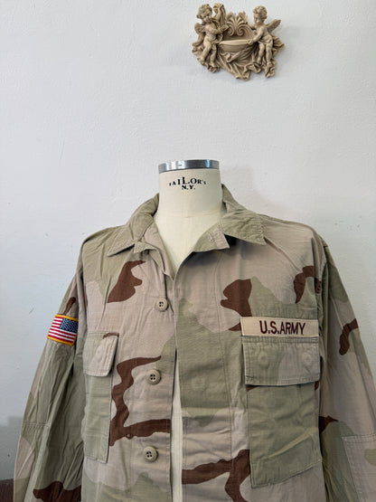 Vintage BDU Camo Jacket Ripstop US Army – XL
