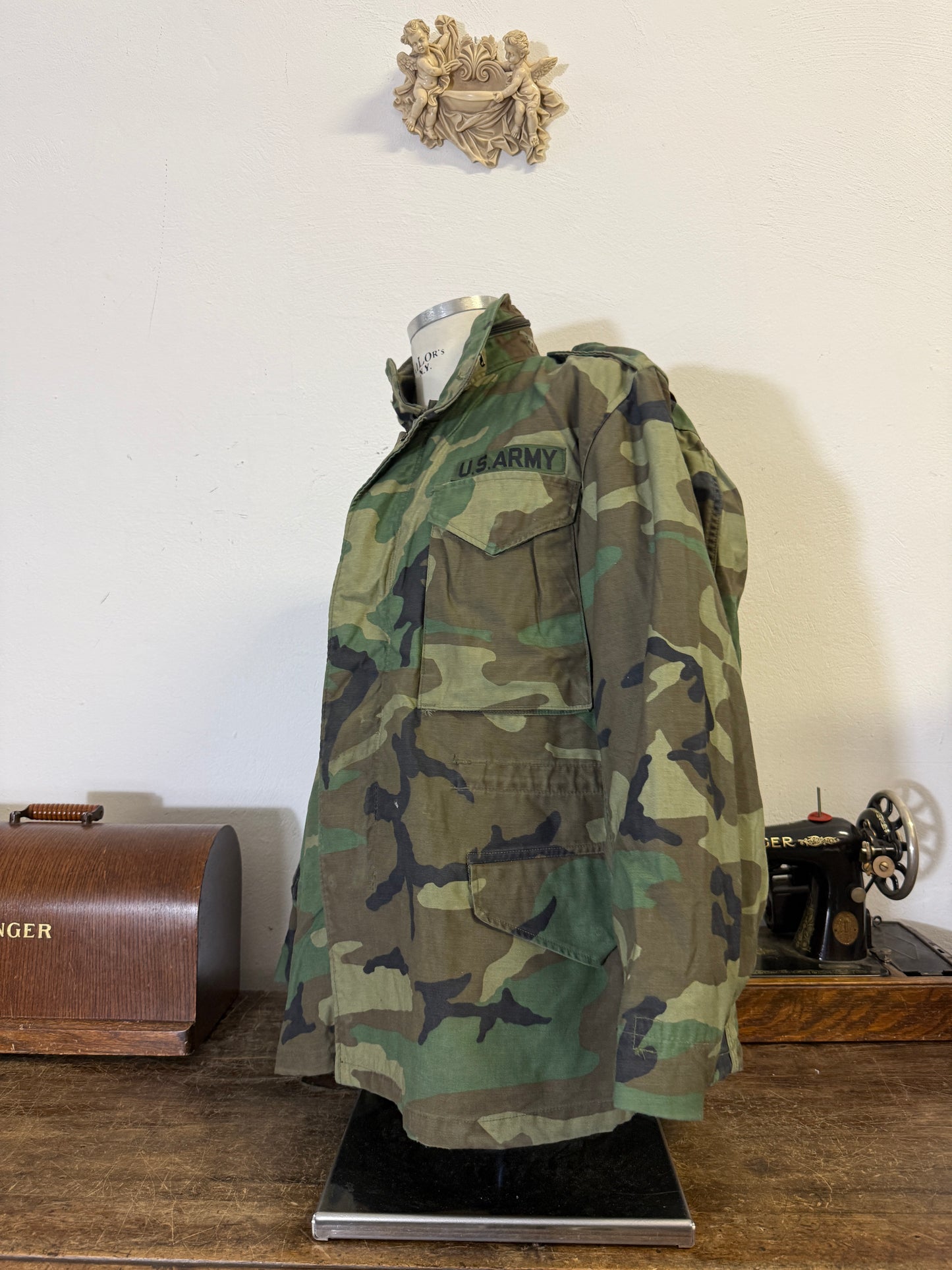Vintage Woodland Field Jacket M65 Us Army “M/L”