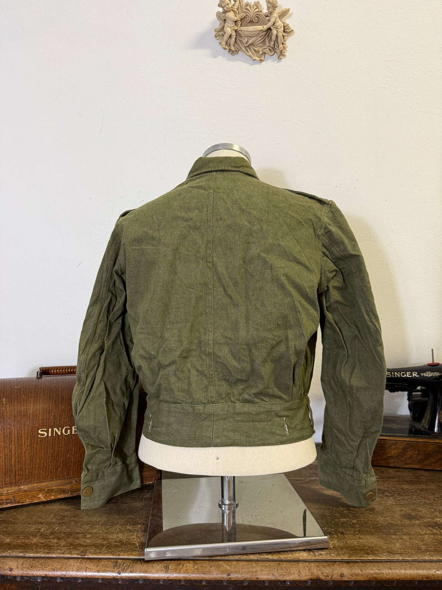 Vintage Selvedge 50’s British Army Jacket “S”