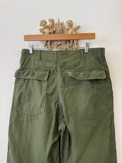 Vintage Og 107 Us Army Fatigue Pants “W33”