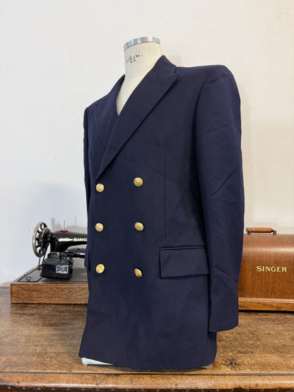 Vintage 00’s Italian Navy Double Breasted Jacket “L/XL”