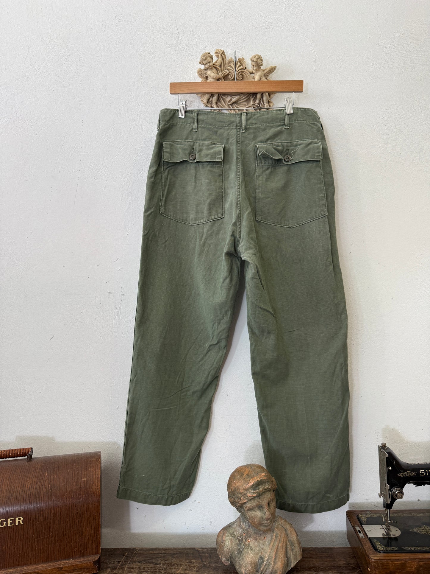 Vintage Og 107 Us Army Fatigue Pants “W35”