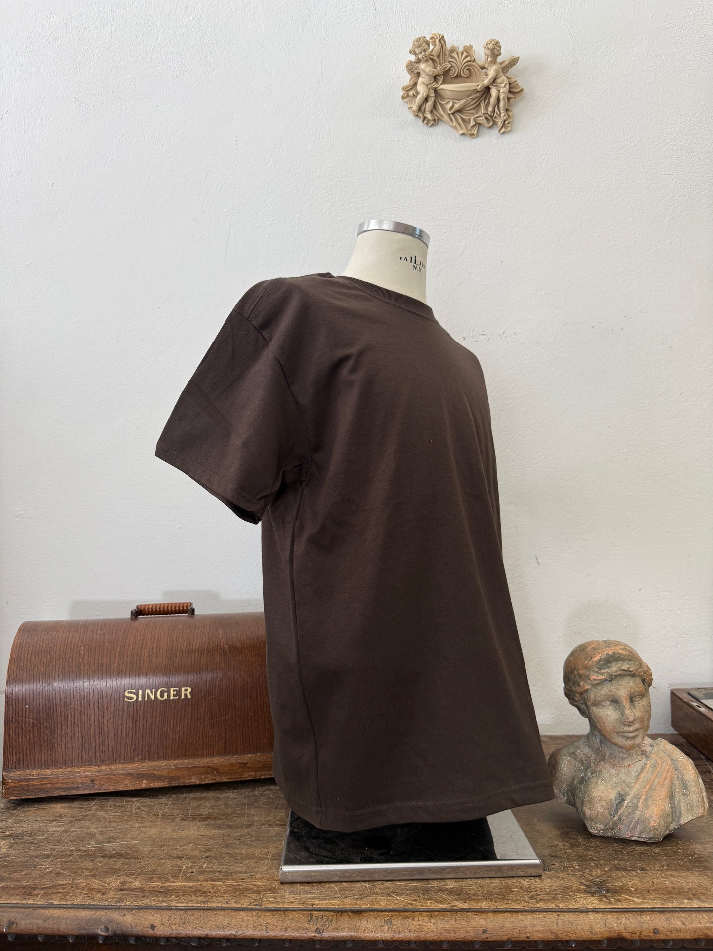Brown T-Shirt with US Cotton - Mister Archive®