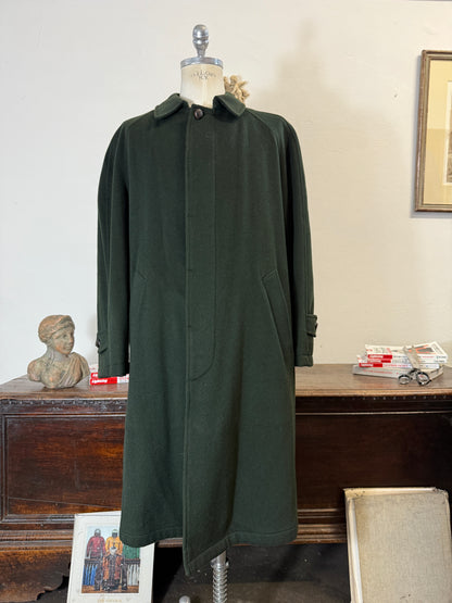 Vintage Green Wool Coat “L/XL”