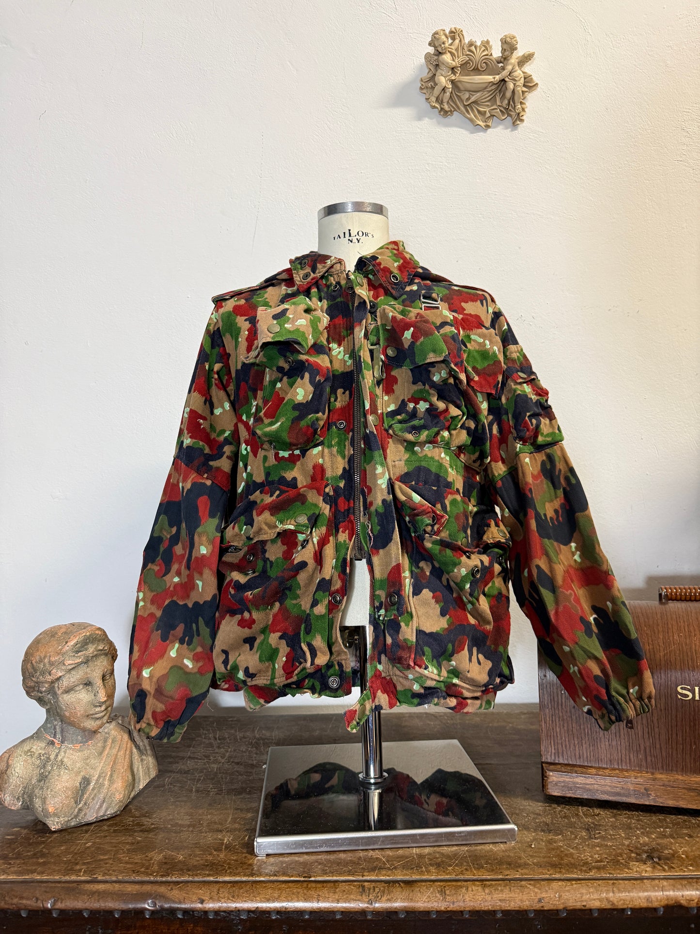 Vintage Swiss Army Camo Jacket M70 “L”