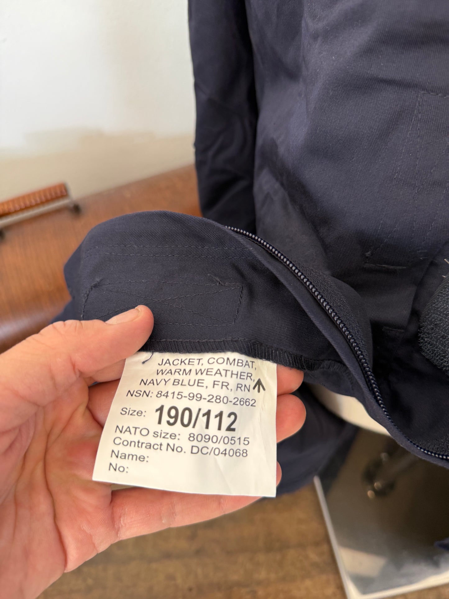 Vintage British Royal Navy Jacket “XL”